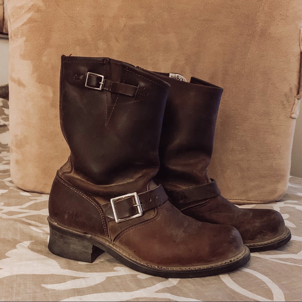 FRYE engineer boots size 8.5 women’s
